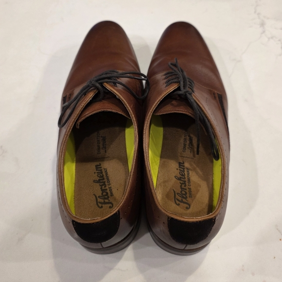 Florsheim Dark Brown Leather Oxfords - Picture 4 of 7